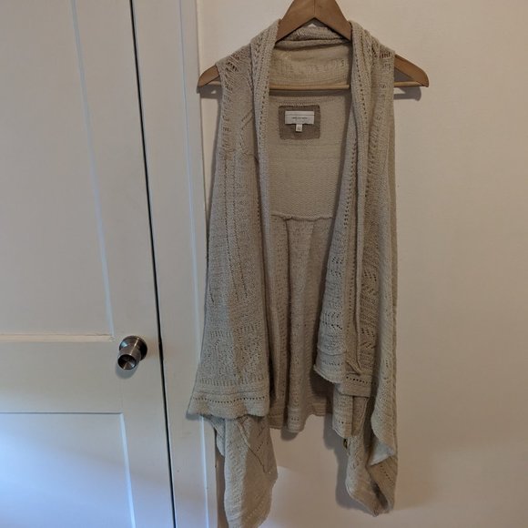 Anthropologie Angel of the North "Lua" Sweater Duster Vest - Picture 2 of 16